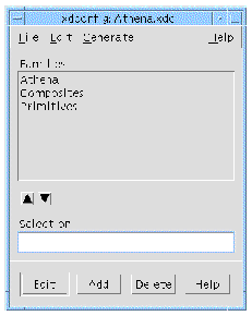 The main xdconfig dialog showing default values.